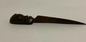 Afrikanischer Brieföffner aus Holz - Bild 1 von 4