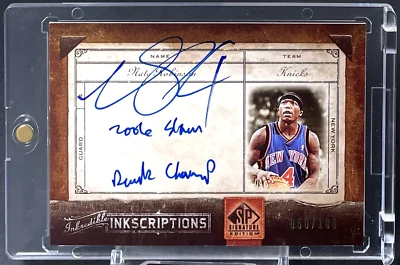 Nate Robinson 2006-07 SP Signature Inkredible Inkscriptions /100 Dunk Champ Auto - Image 1 of 2