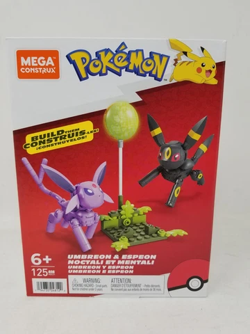Mega Pokémon Action Figures Building Toy, Glow-in-The-Dark Moon Cover
