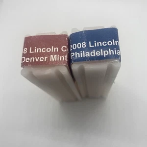 2008 P&D Lincoln Penny Rolls FDC 1c 100 monete - Foto 1 di 2