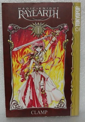 Magic Knight Rayearth Vol 1 by Clamp (Tokyo Pop Manga)  Foto 1 de 3