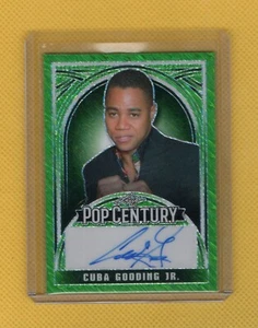 2024 Leaf Pop Century Metal autograph auto Green Shimmer Cuba Gooding Jr. 1/4 - Picture 1 of 2