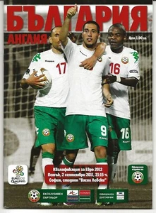 Football Programme>BULGARIA v ENGLAND Sept 2011 ECQR in Sofia - Picture 1 of 2