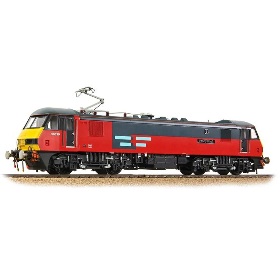 Bachmann 32-614 OO Gauge Rail Express Systems Class 90 90019 Penny Black - Image 1 of 1