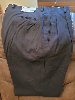 Yves Saint Laurent Vintage Wool Men's Pants Black 36,38,40..New..See Measurement - Image 1 of 4