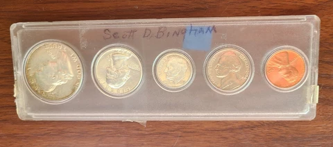 1962 US uncirculated silver coins Cover