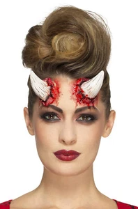 Devil Horn Forehead Prosthetic Make Up Accessory - Picture 1 of 2