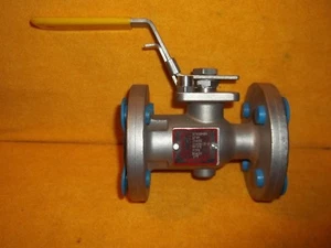 NEW Conbraco S/S Ball Valve Mod #87A20401 3/4" 150# R/F Flange CF8M Seat RPTFE * - Picture 1 of 5