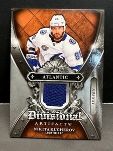 Nikita Kucherov 2018-19 UD Artifacts Divisional Jersey Card #DA-NK Lightning