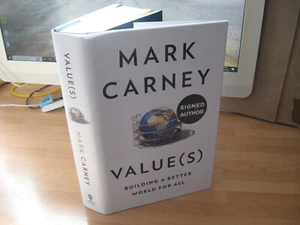 Mark Carney Signed 1st Value(s) Canadian Prime Minister Governor Bank of England - Foto 1 di 7