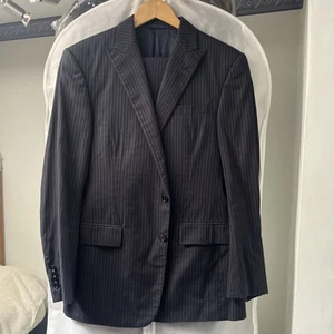 Ralph Lauren Men's Light Weight Single Breasted Navy Pin Stripe Suit. - Picture 1 of 24