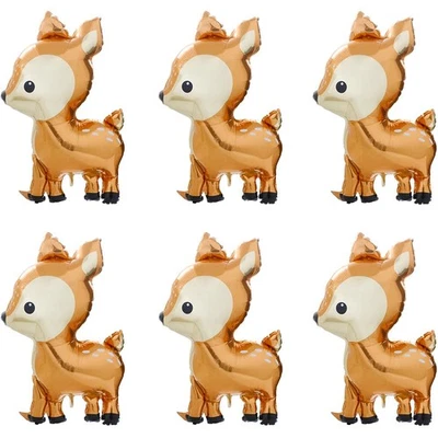 Jungle Woodland Deer Balloon Cartoon Safari Animal Party Decoration For Birth... - Imagem 1 de 4