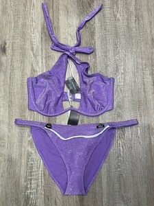 Conjunto de Bikini Ann Summers Cerdeña Lila Brillante Talla 16-18 - PUBLICACIÓN GRATUITA - Imagen 1 de 8