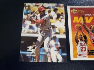 Jack Clark St Louis Cardinals S2 1988 Action Superstars FULL SIZE WOW - Picture 1 of 4