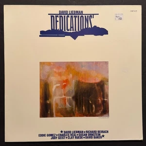 David Liebman – Dedications~With Printed Inner Sleeve~1980 Contemporary Jazz~EX - Imagen 1 de 3
