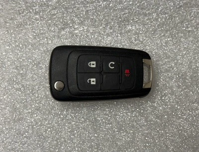 Chevy OEM keyless entry fob flip remote. Door lock unlock remote start 4 button Foto 1 de 4
