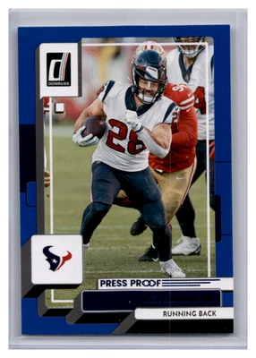 2022 Donruss #42 Rex Burkhead Blue Press Proof - Image 1 of 2
