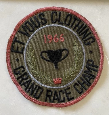 1966 Grand Prix Formula One Et Vous Clothing 1966 Grand Race Champ Patch - Image 1 of 3