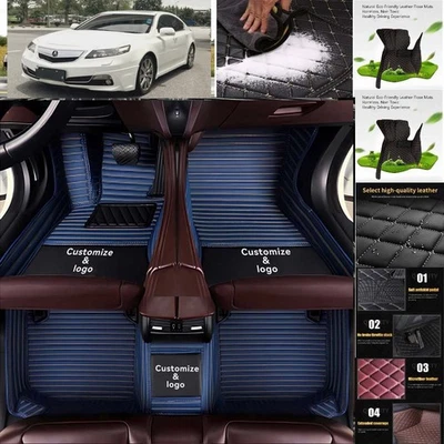 For Acura TL Car Floor Mats Custom Luxury Auto Liners Carpets Mats Waterproof - Image 1 of 4