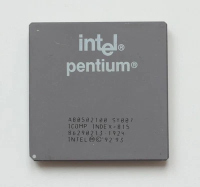 Socket 7 Processor CPU - Intel Pentium 100 - 100MHz - SY007 - TESTED - Image 1 of 2