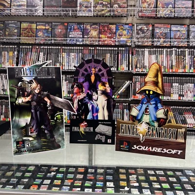 Final Fantasy VII VIII IX Standee Set - Image 1 of 4