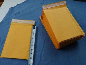 50 STCK. 6"x9" #0 Kraft Luftpolster Gepolsterte Umschläge Versandtaschen KOSTENLOSER VERSAND - Bild 1 von 3