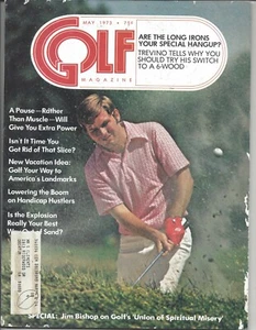 1973 MAY Golf Magazine A Pause Rather than Muscle will give you Power GOOD - Picture 1 of 1