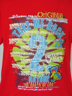 Camiseta Para Hombre Talla L Roja Estampado Gráfico Elastizada Manga Corta Bleeker & Mercer Foto 1 de 4