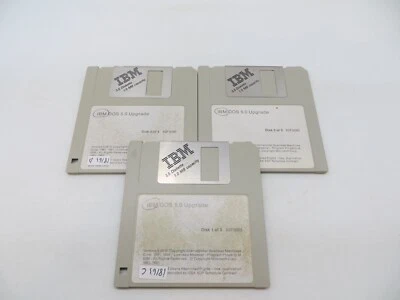 3.5" Floppy Disks IBM DOS 5.0 UPGRADE Version 5.0 vintage 1991 computer discs - - Image 1 of 4