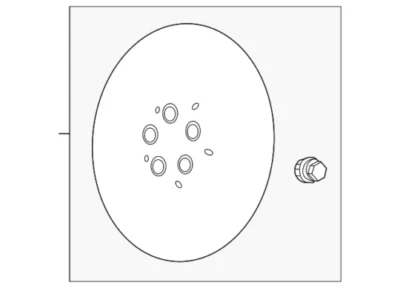 Cubiertas de ruedas GM OEM 11-17 Caprice cubierta de rueda 92261889 Foto 1 de 4