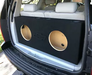 For a 2000+ Chevy Tahoe ~ Custom Ported / Vented Sub Box Subwoofer Enclosure - Picture 1 of 5
