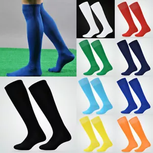 Men Sports Football Soccer Long Socks Baseball Hockey Knee High Non-slip Soc ц - Imagen 1 de 19