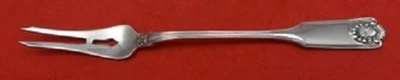 Fiddle Shell By Frank Smith Sterling Silver Pickle Fork 2-Tine with Bar 6" - Image 1 of 2