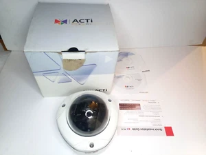 ACTi CAMERA KCM-7111 SECURITY VIDEO DOME CCTV WIDE ANGLE DAY/NIGHT POE RUGGED - Picture 1 of 6