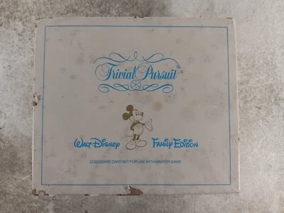 Trivial Pursuit Walt Disney Family Edition Subsidiary Card Set Vintage 1985 - Image 1 of 4