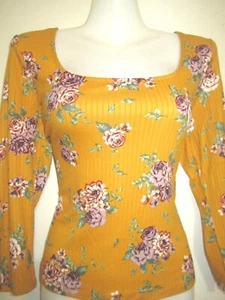 No comment Women’s Top Floral Blouse Sz XL - Picture 1 of 6