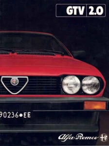 Katalog Prospekt Alfa Romeo GTV 2.0 01/1981 Frankreich - Bild 1 von 2