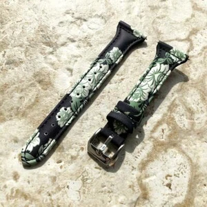 Cinturino orologio pelle sottile rose bianche per TicWatch Pro 3 E2 S2 e GTX - B22 - Foto 1 di 5