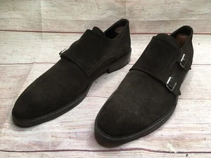 To Boot New York Adam Derrick, Italien Herren Braun Wildleder Doppel Mönch Schuhe Gr. 9 - Bild 1 von 8