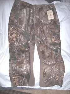 Mens 3x Camo Fleece Hunting Pants Camo Pant Windproof Fleece Pants Scent Control - Picture 1 of 8