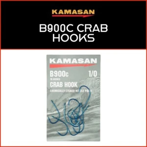 KAMASAN B900C CRAB HOOKS - ALL SIZES | NEW - SEA FISHING HOOKS - Picture 1 of 2