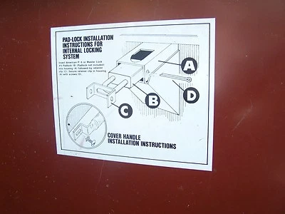 Job Box, Gang Box - Heavy duty locking Toolbox for Work Site / garage - Image 1 of 3