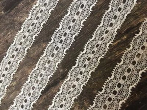 50m/5m Nylon Spitze Nichtelastisch Borte Breit 2cm Creme LD368 Neue - Bild 1 von 3