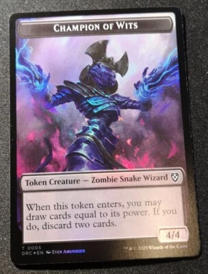 Champion Of Wits / Zombie - Foil - DFC - MTG - NM - EN - 0005/0003 - Image 1 of 2