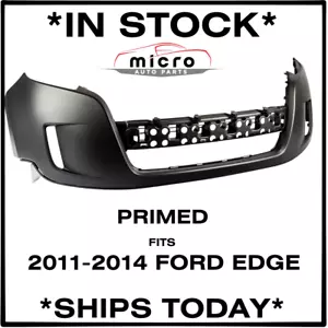 NEW PRIMED FRONT UPPER BUMPER FOR 2011-2014 FORD EDGE FO1014107 SHIPS TODAY - Picture 1 of 4