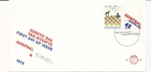 D56867 NVPH 166 Chess & Korfball FDC Netherlands - Picture 1 of 1