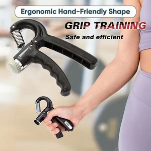 Hand Grip Strengthener Durable Hand Excersize Gripper with Adjustable Resistance - Picture 1 of 10