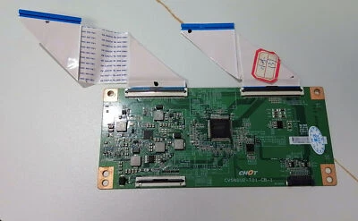 TV Hisense T-Con Board CV580U2-T01-CB-1 with Flex Ribbon Cables - Image 1 of 3
