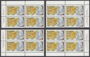 Canada - #691 US Bicentennial Matched Set of Plate Blocks - MNH - Picture 1 of 1