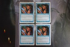 MTG - 4 x Sleight of Hand - 3 x EX 1 x Played Condition - 7th Edition